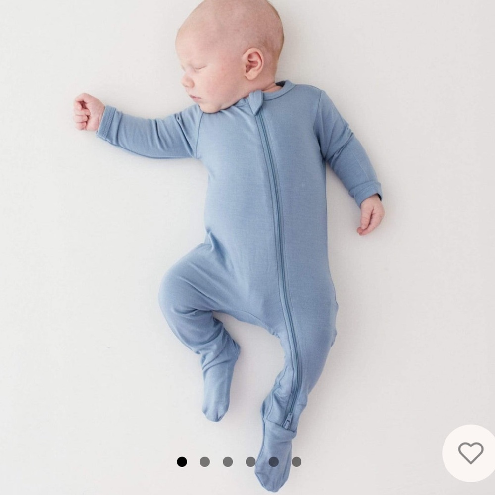 Kyte Baby Zippered Footie in Slate